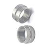 M20x1.5 Stainless Steel 304 Mounting Nut, Featuring a Stepped Welding Head and Internal Threads, Universal Automotive Component