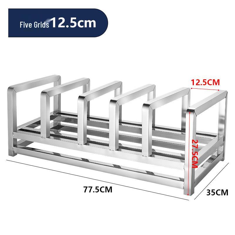 

Zhi Shi Stainless Steel Cutting Board & Lid Rack