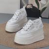 Fashion 12CM Women Summer Air Mesh Chunky Sneakers Sandals Platform Wedge Sandals Slides Shoes Mules Shoes Women Breathable