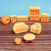 Landscape Resins Furniture Living Room Accessories Miniature Set 10Pieces for DIY Enthusiasts and Dollhouses Ornaments