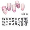 DIY Stainless Steel Rectangular Nail Art Stamping Plate