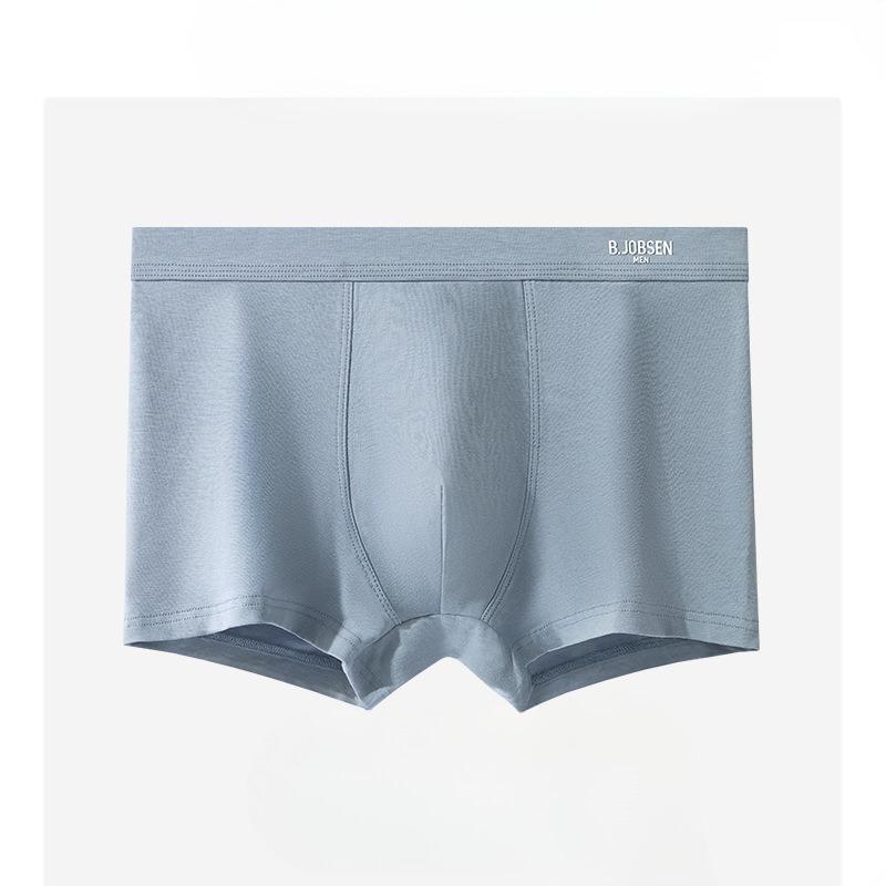 Plus Size Men's Summer Pure Cotton Class A Cotton 10A Antibacterial Breathable Mid Waist Briefs