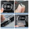 FOR ZEEKR 8X Transparent Drop Glue Steering Wheel Button Cover, Center Console Button Cover, Seat Adjustment Transparent Decal