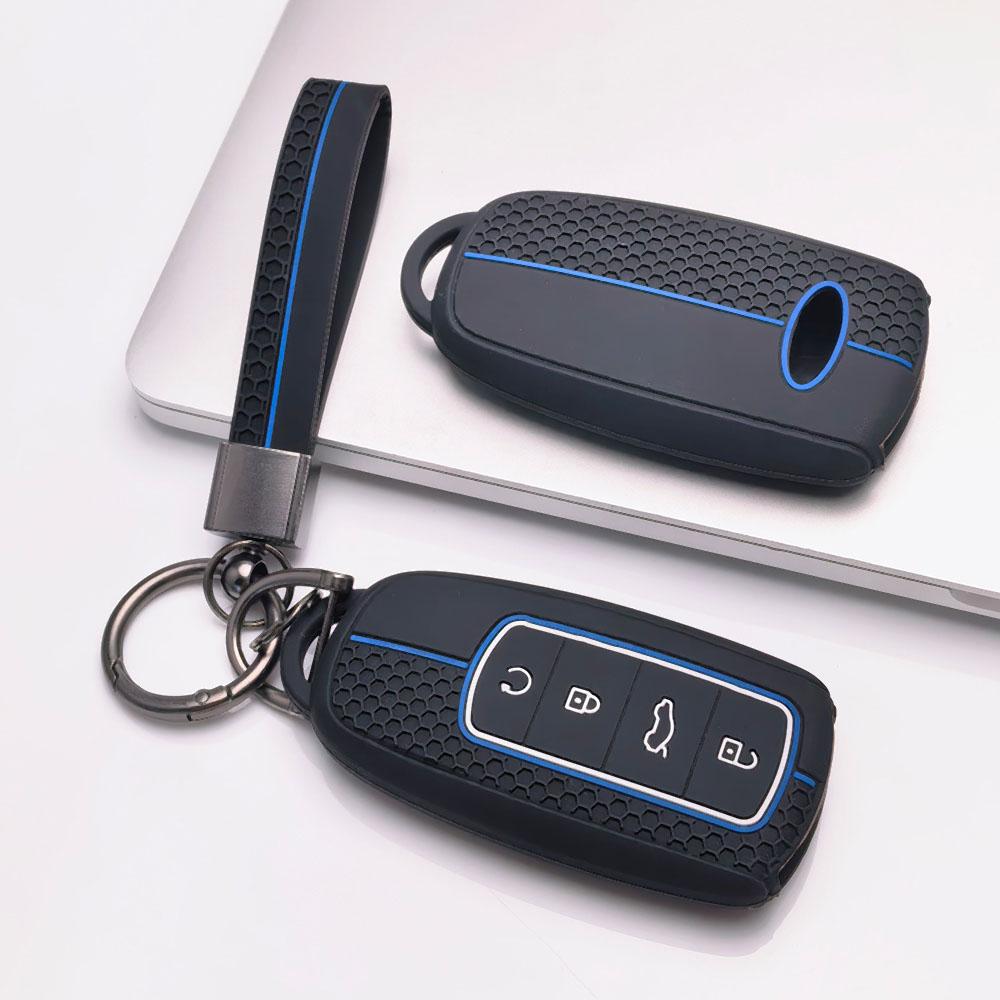 Silicone Key Fob Cover keychain for Chery Tiggo 8 Pro Tiggo 7 Pro Omoda C5 Arrizo 8 for Exeed TXL TX LX VX Anti-Scratch Guard Shockproof