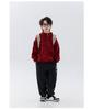 Boys' Plush Fleece Sweatpants - 2025 Autumn/Winter Collection: Thick, One-Piece, Loose Fit for Older Kids