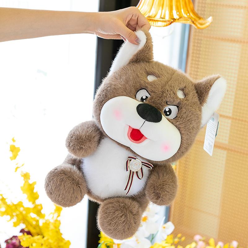 Cartoon Golden Sable Erha Plush Toy Doll Dog Dog Doll Bed Sleeping Pillow Birthday Gift