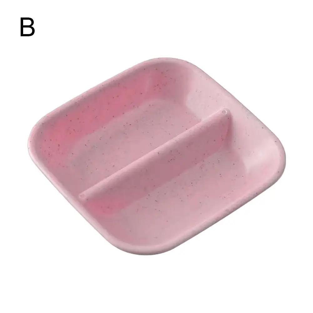 Kreative Küchenwürzzschale Weizenstrohschale Kunststoff Snack Snackschale Dippsoßenplatte Geschirr Haushalt Pickles