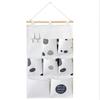 Cotton Linen Wall Hanging Organizer Pocket Storage Bag Door Back Bedroom Bathroom Kitchen Closet