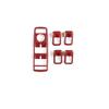 Carbon ABS Window Lift Switch Button Frame Trim For Mercedes-Benz A B C E GLE GLA CLA GLK Class W176 W204 W212 W166