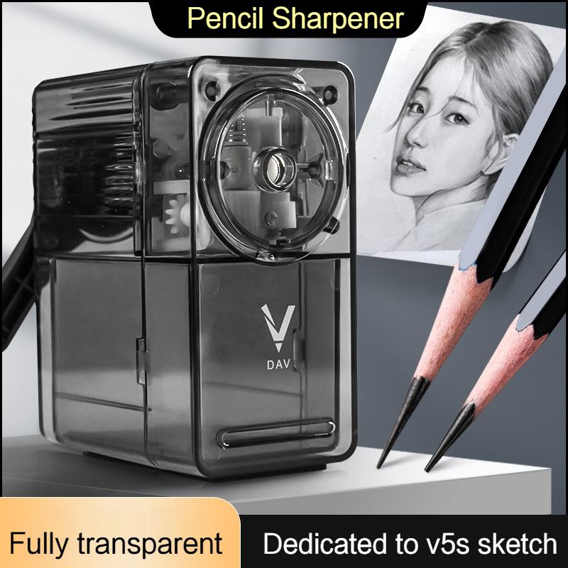 Manual Pencil Sharpener Mechanical Transparent for Student Gift Pencil Cutter Plastic Office School Table Sharperners Stationery