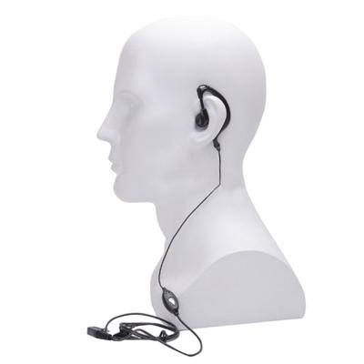 Radio Earpiece with Mic Clip Design High Sensitivity Good Sound Quality Over-the-ear Smooth Communication 50dB 2 Pin Walkie Talkie Headset