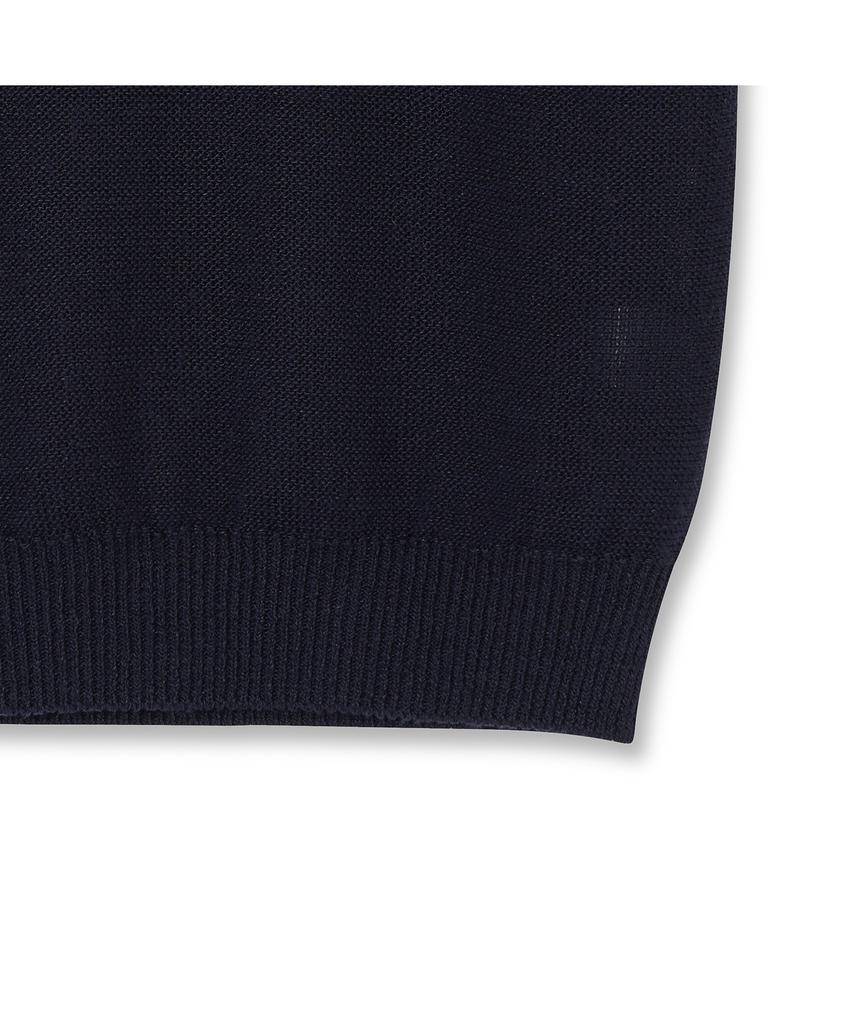IOLO Cool Linen Half Collar_Navy