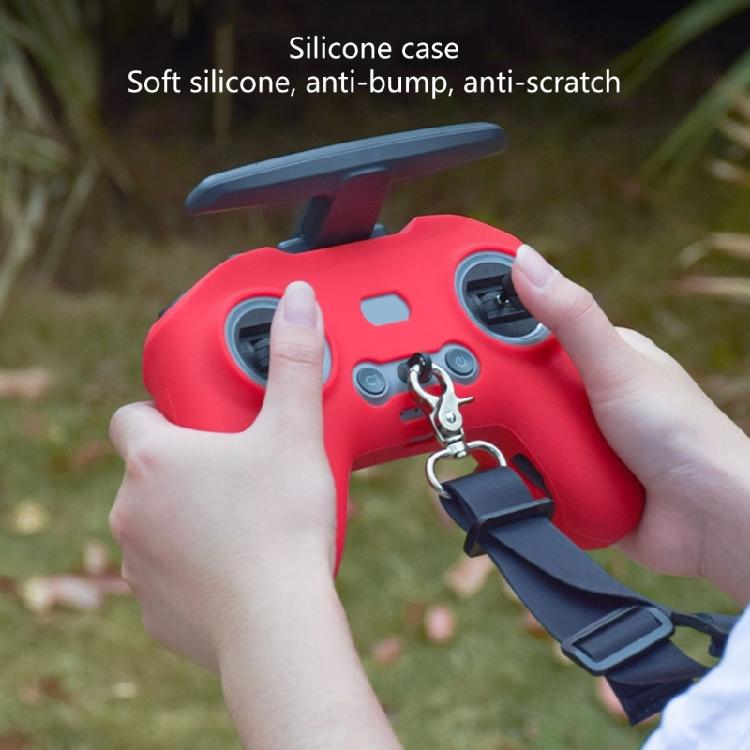Capa de Silicone Soft Touches para Controle Remoto de Drone Avata 2/FPV Combo com /sem Corda de Pendurar Alça