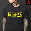T-shirt da uomo e da donna Blink 182 Band Punk Rock Maglietta Musicale Unisex Cotone Pesante