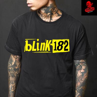 T-shirts pour hommes et femmes Blink 182 Groupe de Punk Rock T-shirt Musical Unisexe Coton Lourd