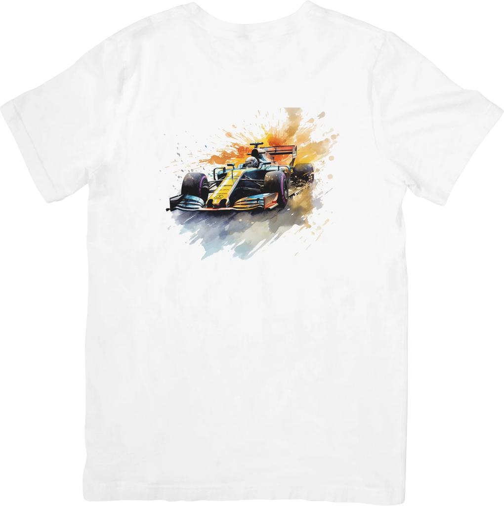 Formel-1-Autos 10 Unisex-Passform geeignet für Männer & Frauen Qualitäts-Baumwoll-T-Shirt
