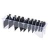 Rectangular Plastic Blade   for 10 Blades Storage Case Rack Clipper Comb Holder