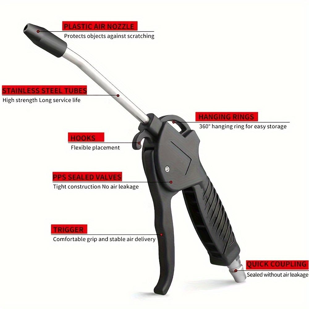 Industrial Dust Removal Spray gun1Large-capacity Design with Protective Airflow Nozzle Is Suitable for Industrial Cleaning and Detail Processing In