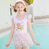 Girls' 2025 Princess One-Piece Swimsuit for Toddlers & Babies
