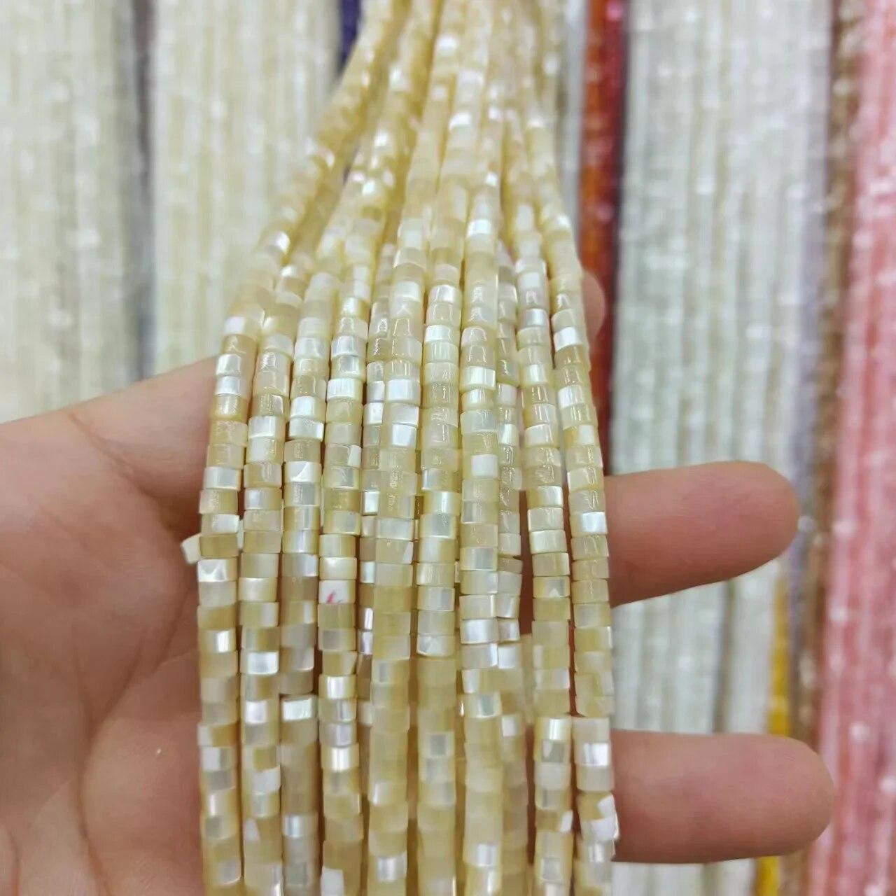 

2*4 мм натуральные бусины из ракушки, подковы, материалы для самостоятельного изготовления ювелирных изделий для ожерелий, браслетов light yellow светло-желтого