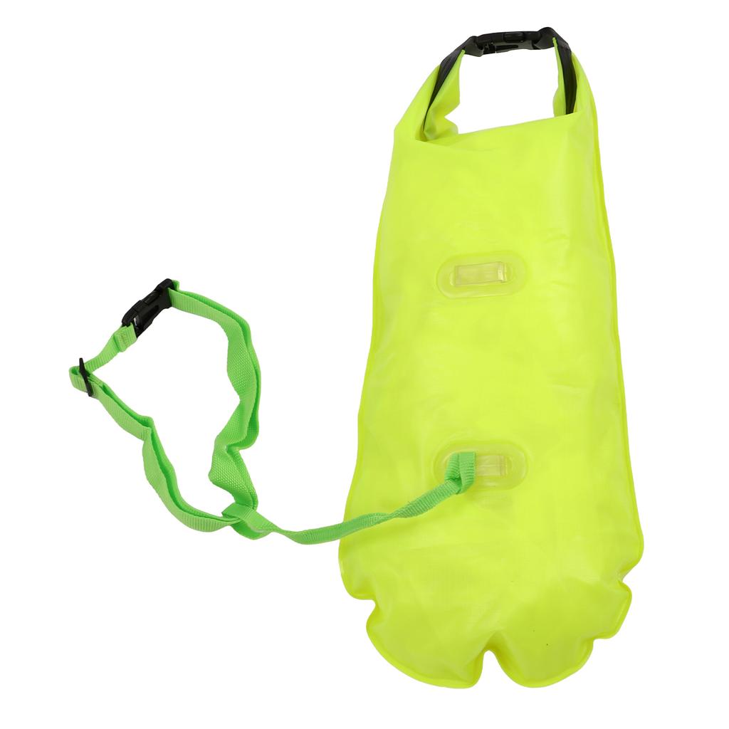 Swimming Buoy Open Water Swim Bubble Safety Float Bag High Visibility for Outdoor Water Sports