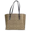 Used COACH Tote Bag Signature 1665 PVC/leather Brown black casual
