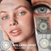 Eyeshare 1 Pair Holland Yearly Contact Lenses Blue Colored Eye Contacts Natural Gray Pupils For Men