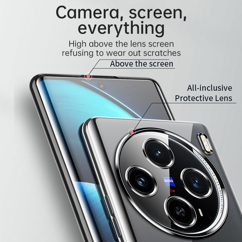 SULADA For vivo X100 5G Clear TPU Case Ultra-Thin Electroplating Phone Cover