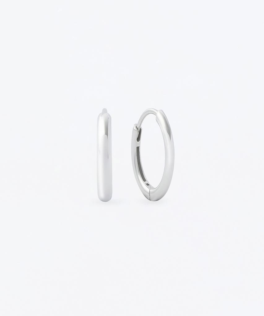 Musinsa Standard Woman 925 Silver Hoop Earrings_1.8T 9.5Mm