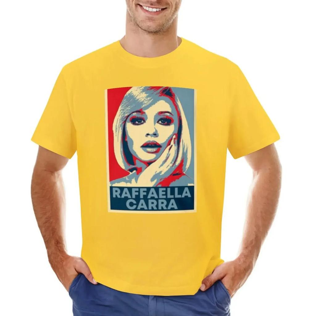 Raffaella Carra Hope Relaxed Fit T-shirt summer top blanks oversizeds t shirts casual stylish