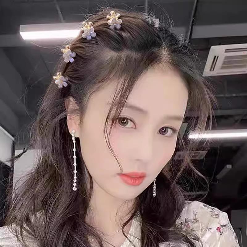 Princess Mini Claw Hair Clips for Women - Summer Side Bang Accessory