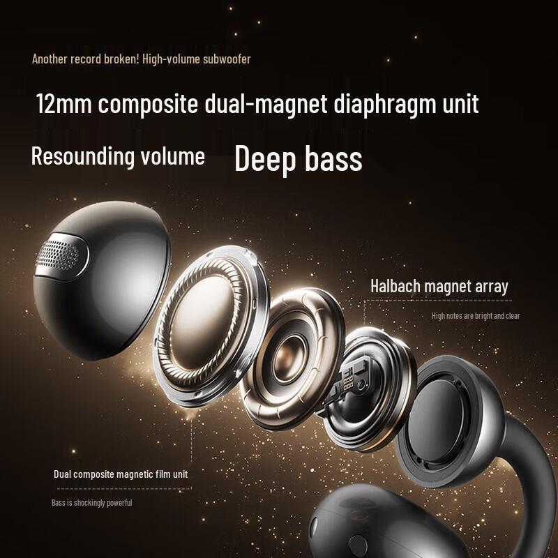 SANAG Z60S AI Bone Conduction Ear Clip Bluetooth Earbuds