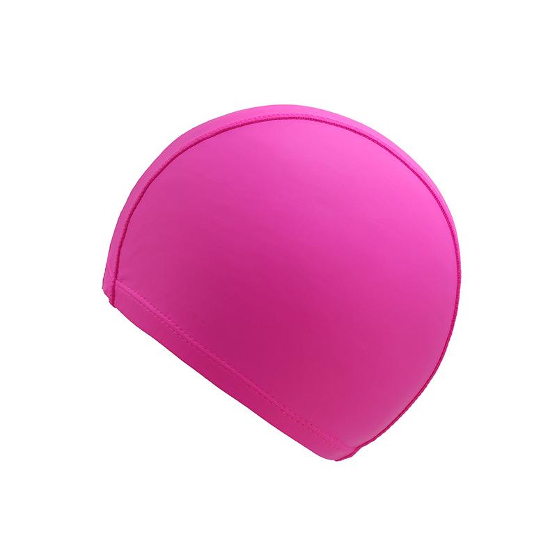 Nabeimeibu Adult Solid Color Cloth Swimming & Cycling Cap - Black, Individually Packaged