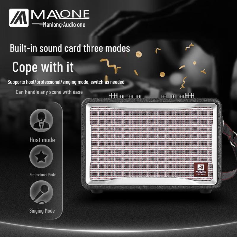 MALONE Portable Bluetooth Karaoke Speaker System (CN Version)