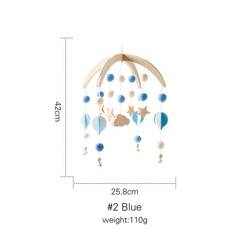 Rotating Crib Mobile: Newborn Baby Sleep Aid & Educational Rattle Toy