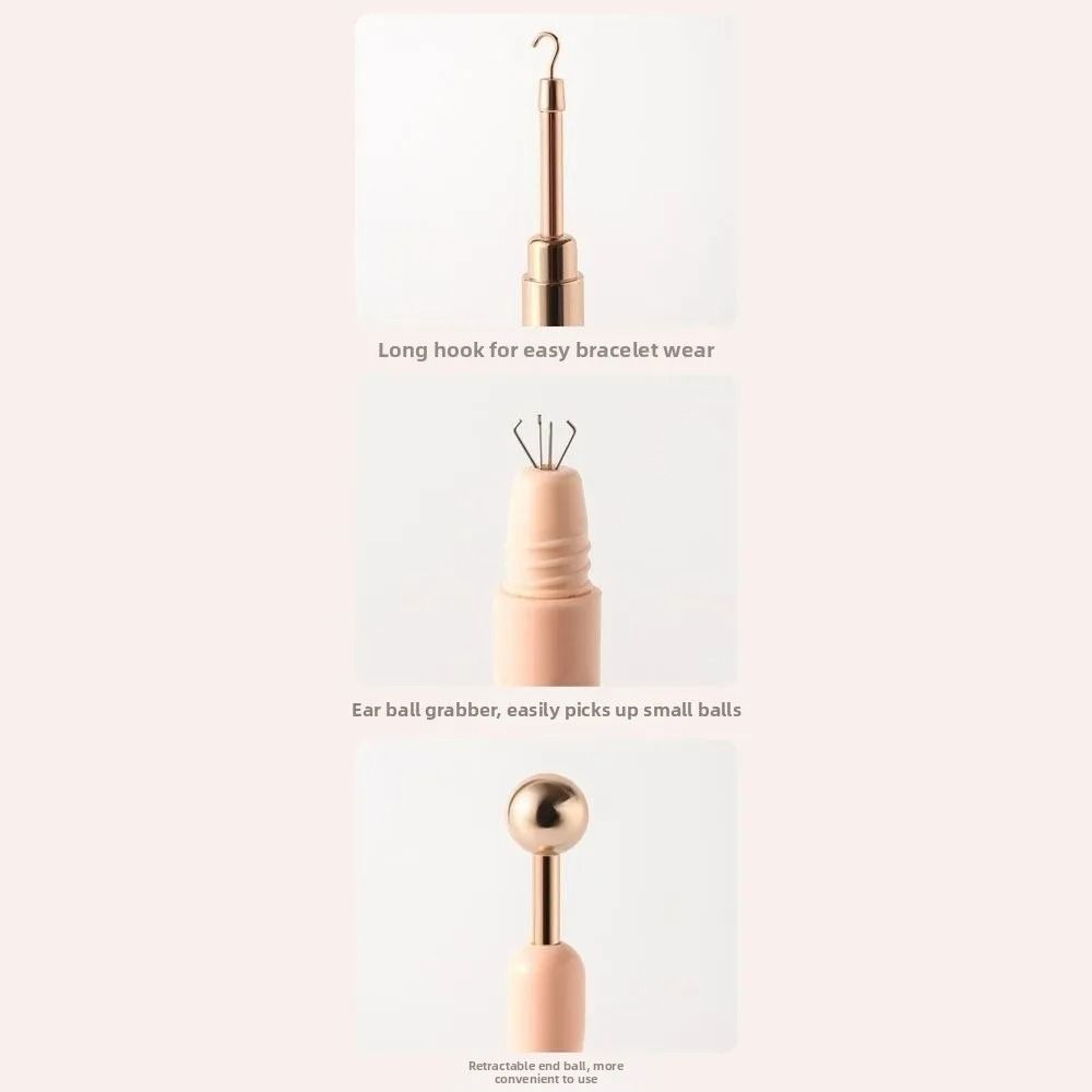 Anti-Slip Secure Grip Jewelry Wearing Tool Compact Design Skin Friendly Materials Bracelet Fastener Helper Multifunctional