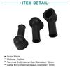 ACROPIX Terminal Insulated Protective Cover Boot Sleeve Angled 12x8mm Black 3pcs