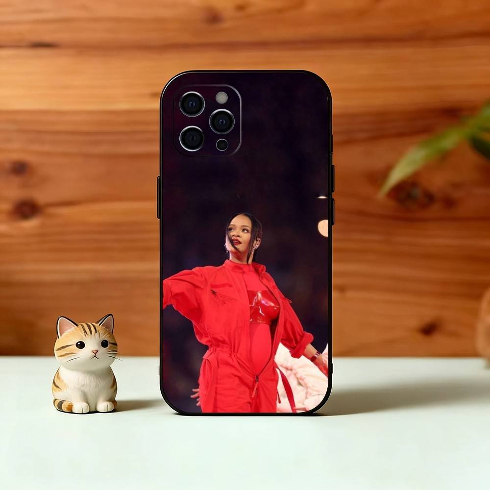 R-Ri L-Loud Phone Case For iPhone 17, 16,15,14,13,12,11 Plus,Pro Max, Others Soft Black Cover