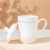 Jingdezhen Bone China Tea Cup with Lid