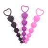 Heart Beads Soft Anal Plug Anus Toys Big Balls Silicone G-Spot Stimulating For Couples Butt Plugs Adult Sexy Anal Masturbator
