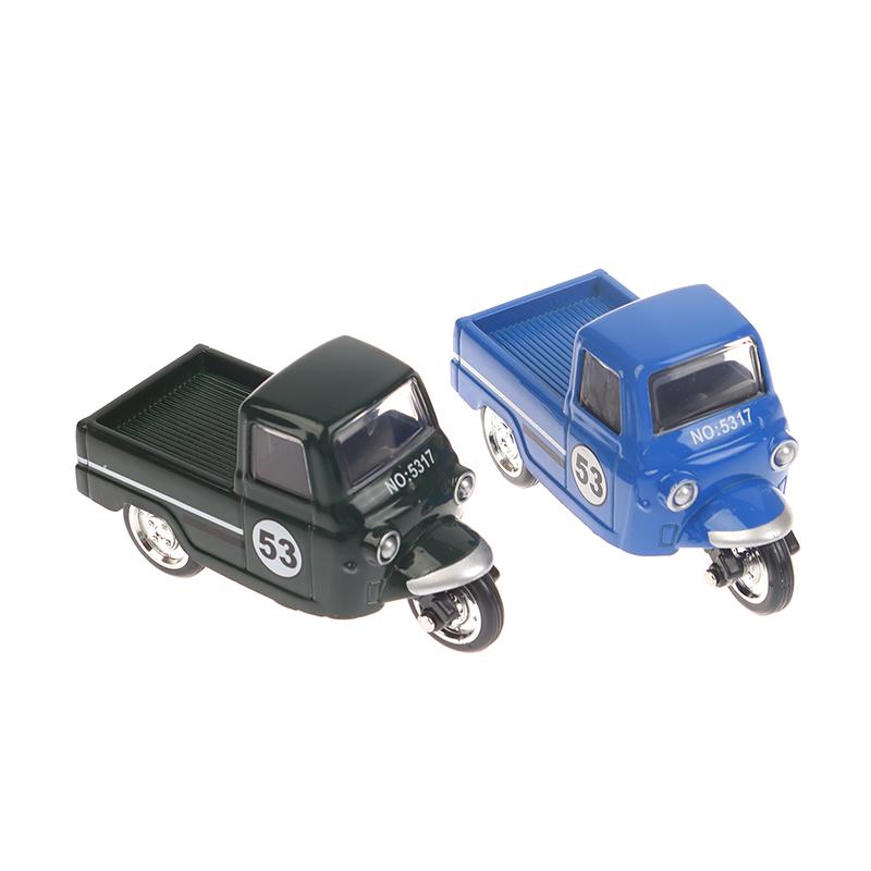 1 Peça Presente de Aniversário Modelo de Triciclo Tailandês Brinquedo Simulação Tuk Tuk Carro Estatueta Brinquedo de Veículo Infantil Decoração de Topper de Bolo para Mesa