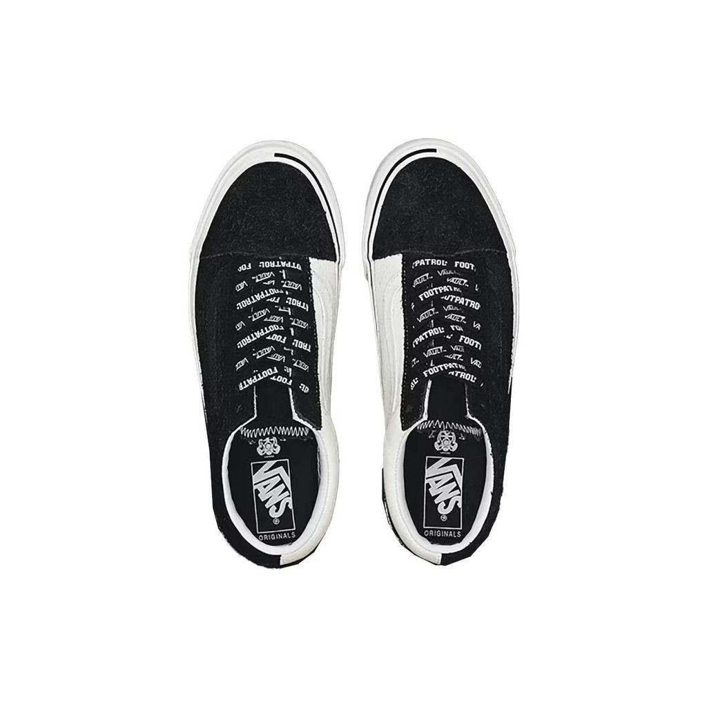 Vans Footpatrol X  Old Skool Series Comfortable Versatile Low-Top Skate Shoes Unisex Sneakers Black VN0A36C8S2Q1
