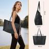 TYTAOATYT Tote Bag, Large Capacity Business Bag for Women, Shoulder Bag, A4 Size, 15.6-inch Laptop, Simple Design with Interior Pocket and Zipper,