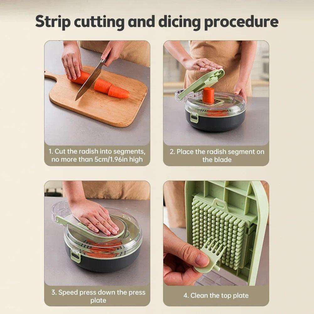 Hand Guard Multifunctional Vegetable Cutter Stainless Steel Food Grater Kitchen Slicer  for Potato