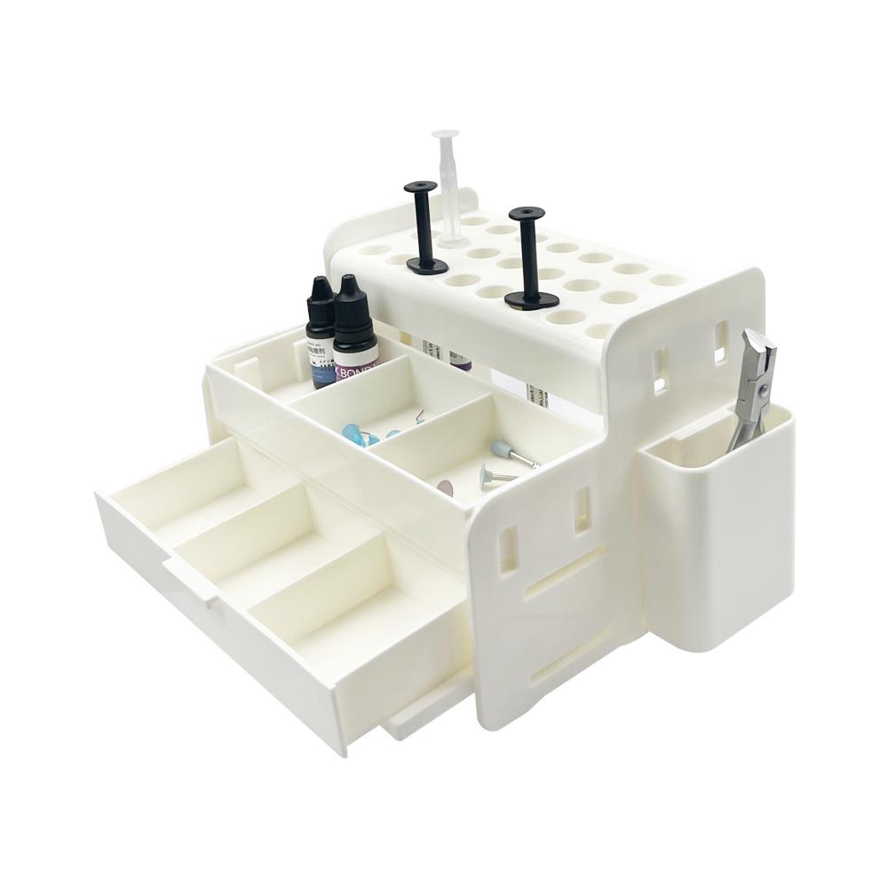 1 pieza Portafiltros Adhesivo Dental Multifuncional Con Cajón Dispensador Aplicador de Resina Compuesta Instrumento Odontológico Organizador