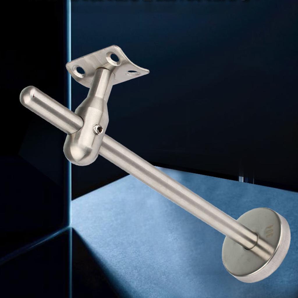 Stainless Steel Stair Railing Bracket Wall Handrail Stair Support Frame Adjustable Staircase Handrail Bracket Enduring