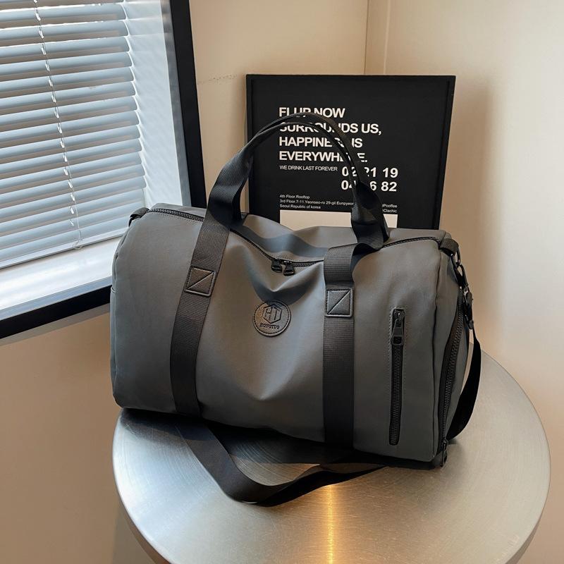 Handheld travel bag men's casual crossbody sports fitness bag dry and wet separation training bag women's business trip travel luggage bag