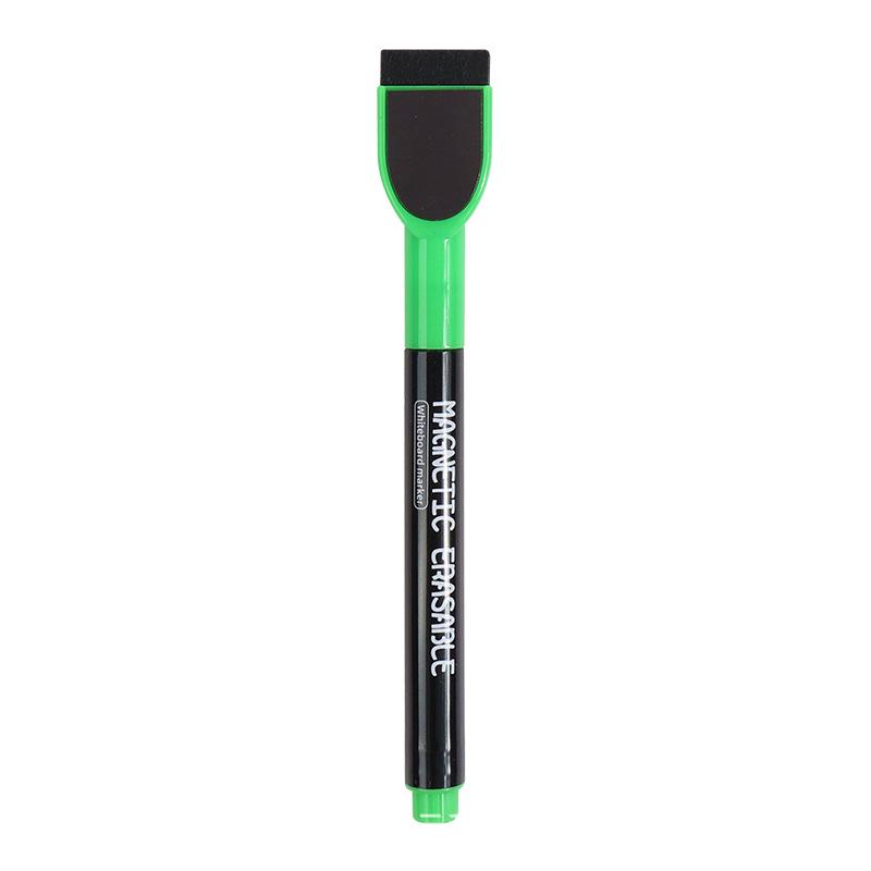 Magnetic Erasable Whiteboard Markers for Kids - 8 Water-Based Colors with Brush and Magnetic Tape