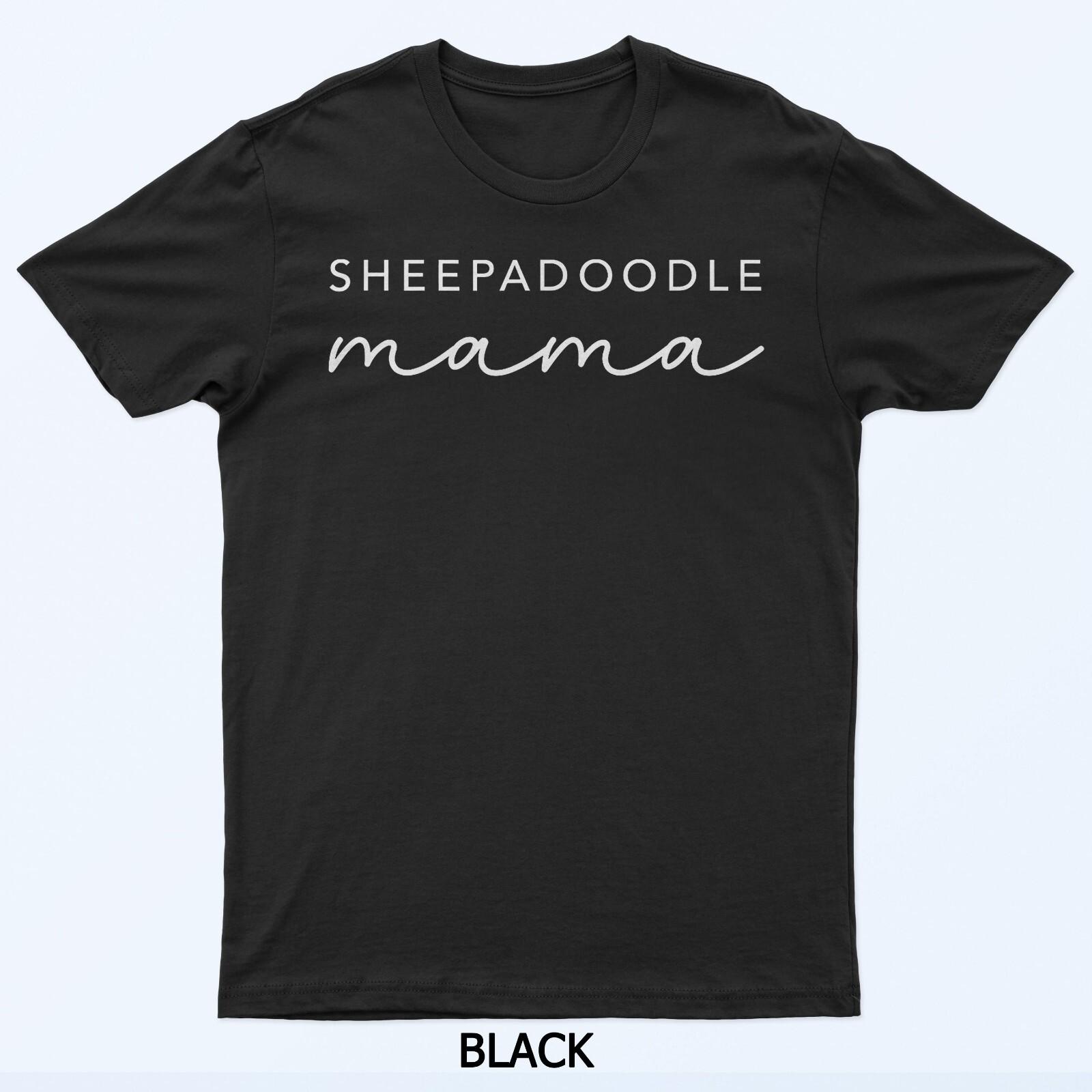 Женская милая футболка для любителей собак Sheepadoodle Mama 4XL