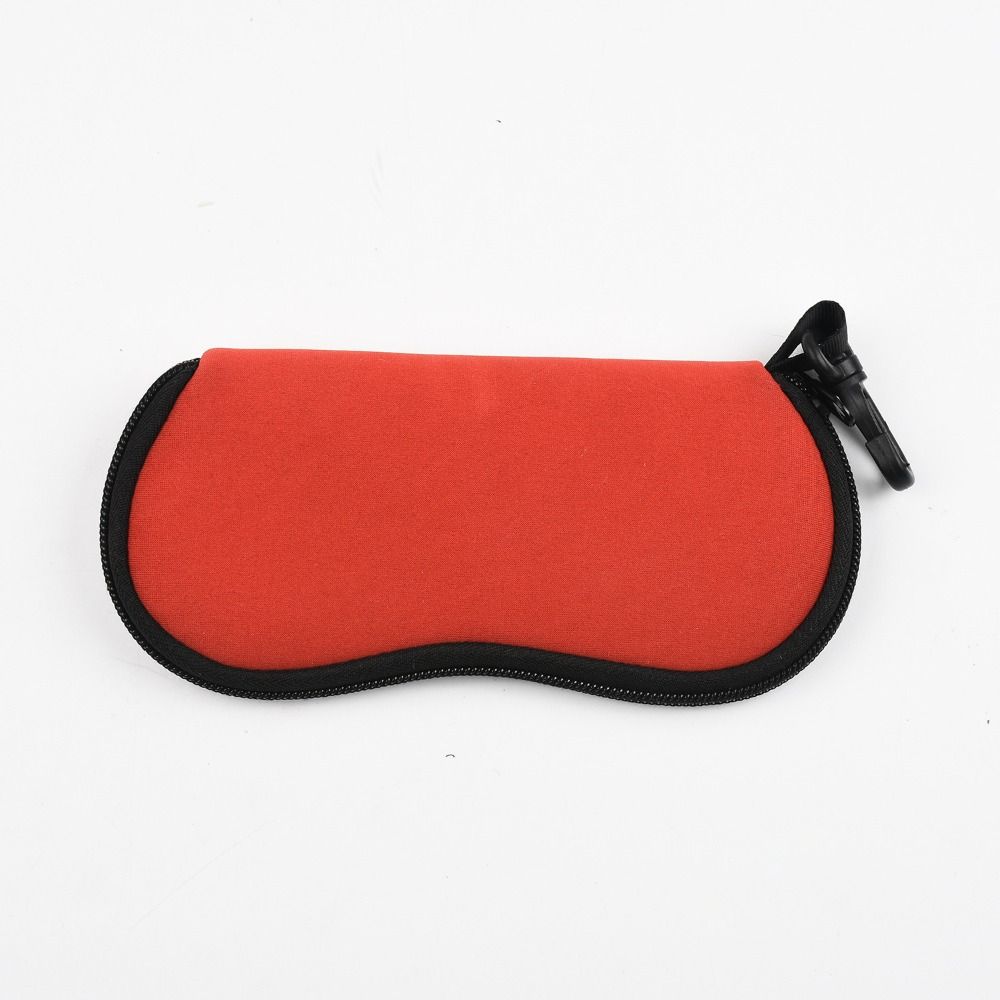 Waterproof Portable Eyeglass Pouch Shockproof Anti-Scratch Sunglasses Protective Box Zipper Closure Dustproof Glasses Carry Bag